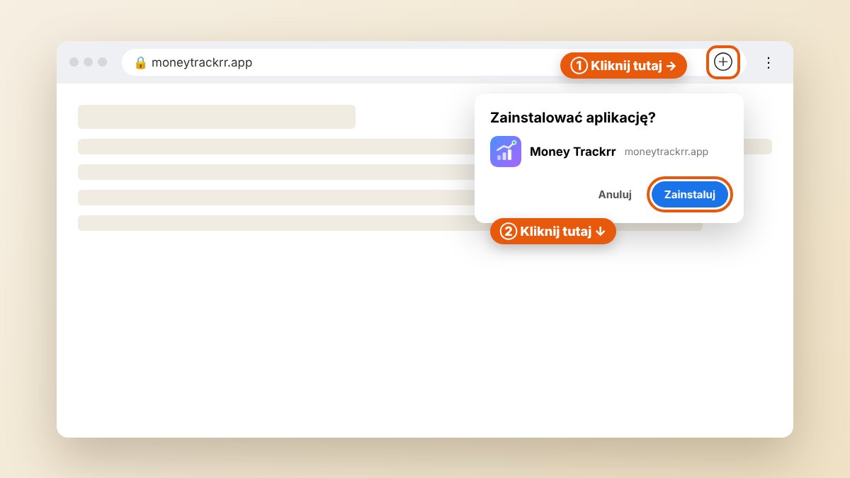 Instalacja na komputerze – ikona w pasku adresu i okienko „Zainstalować aplikację?”